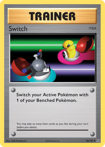 Switch Evolutions Pokemon Card