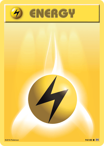 Lightning Energy Evolutions Pokemon Card