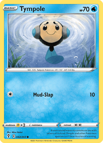 Tympole Evolving Skies Pokemon Card