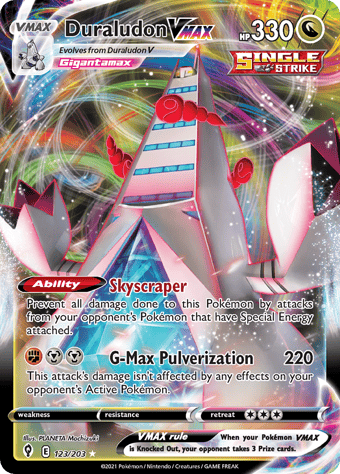 Duraludon VMAX Evolving Skies Pokemon Card