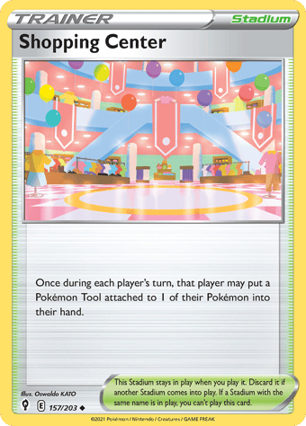 Shopping Center Evolving Skies Pokemon Card