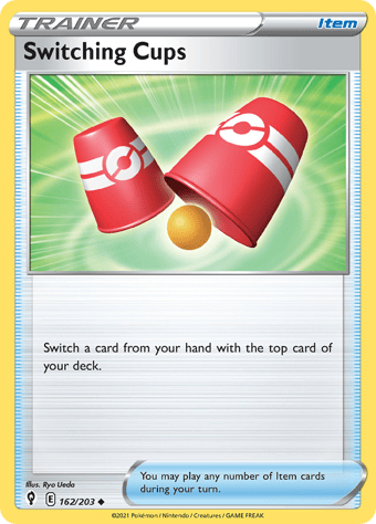Switching Cups Evolving Skies Pokemon Card