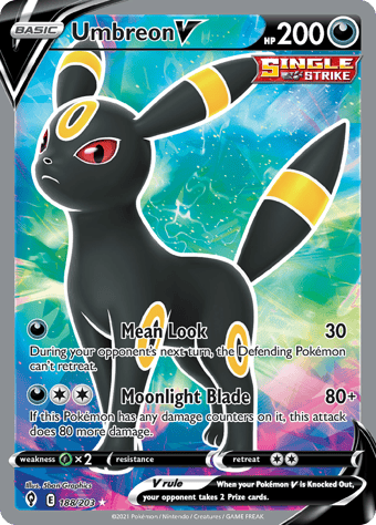 Umbreon V Evolving Skies Pokemon Card