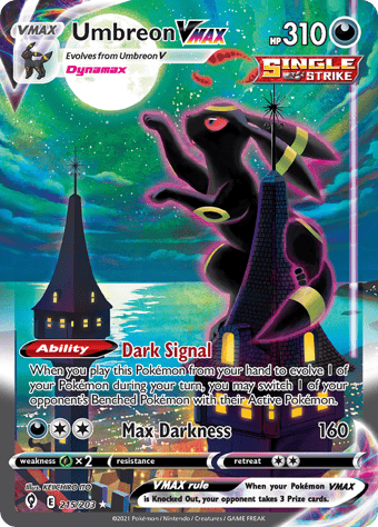Umbreon VMAX Evolving Skies Pokemon Card