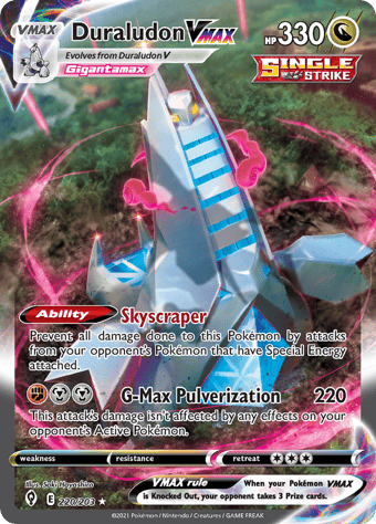 Duraludon VMAX Evolving Skies Pokemon Card