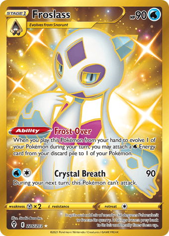 Froslass Evolving Skies Pokemon Card