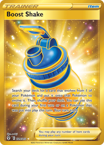 Boost Shake Evolving Skies Pokemon Card