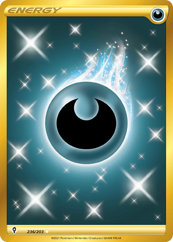 Darkness Energy Evolving Skies Pokemon Card