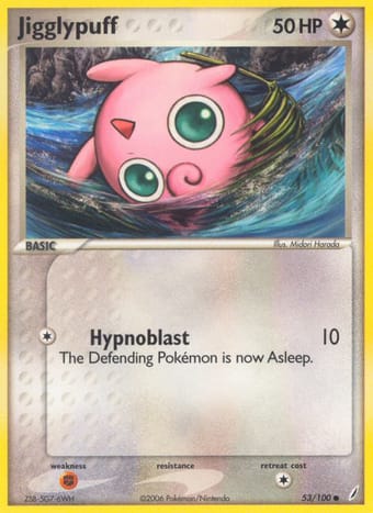 Jigglypuff EX Crystal Guardians Pokemon Card