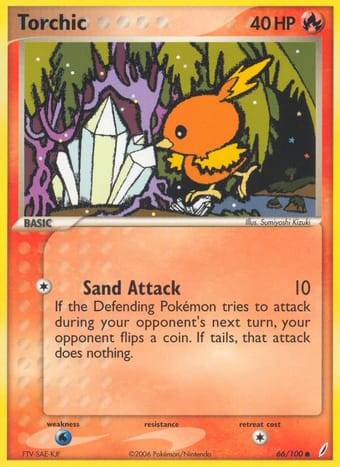 Torchic EX Crystal Guardians Pokemon Card