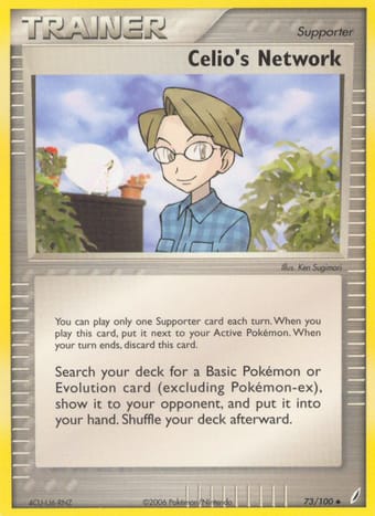Celio's Network EX Crystal Guardians Pokemon Card