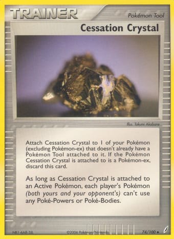 Cessation Crystal EX Crystal Guardians Pokemon Card