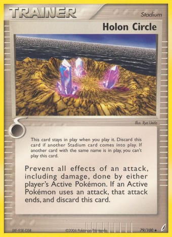 Holon Circle EX Crystal Guardians Pokemon Card
