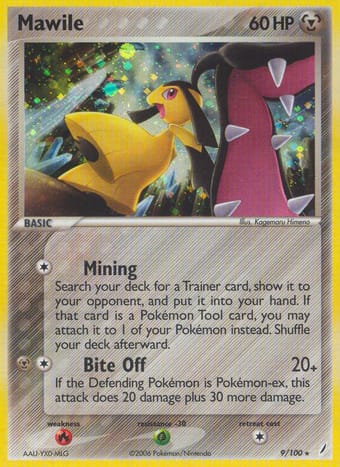 Mawile EX Crystal Guardians Pokemon Card