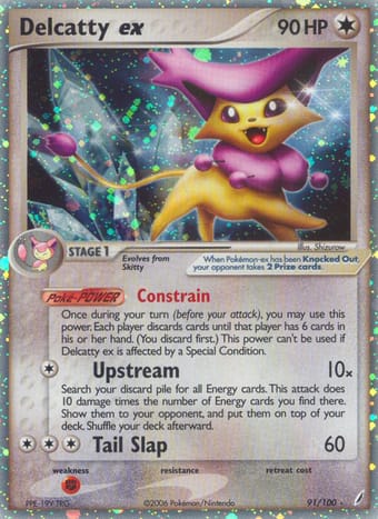 Delcatty ex EX Crystal Guardians Pokemon Card