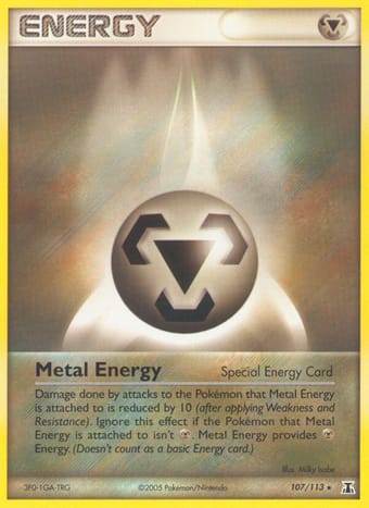 Metal Energy EX Delta Species Pokemon Card