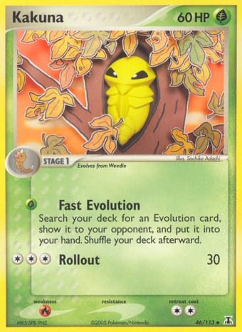 Kakuna EX Delta Species Pokemon Card