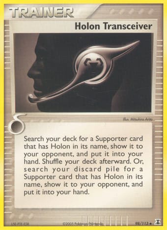 Holon Transceiver EX Delta Species Pokemon Card