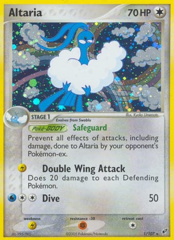 Altaria EX Deoxys Pokemon Card