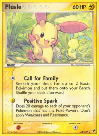 Plusle EX Deoxys Pokemon Card