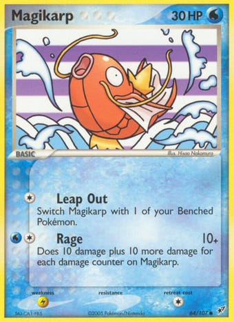 Magikarp EX Deoxys Pokemon Card