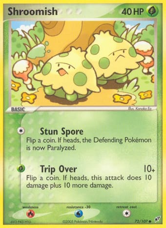 Shroomish EX Deoxys Pokemon Card