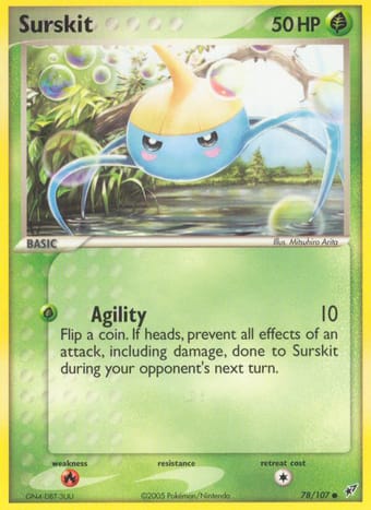 Surskit EX Deoxys Pokemon Card