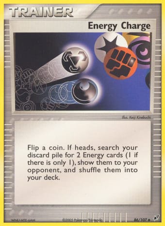 Energy Charge EX Deoxys Pokemon Card