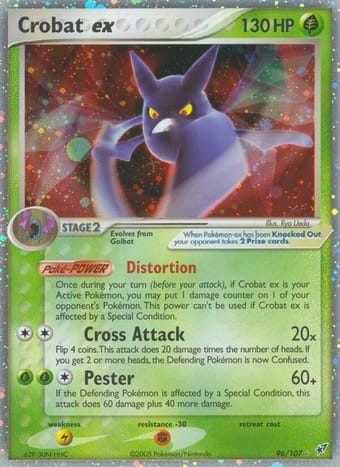 Crobat ex EX Deoxys Pokemon Card