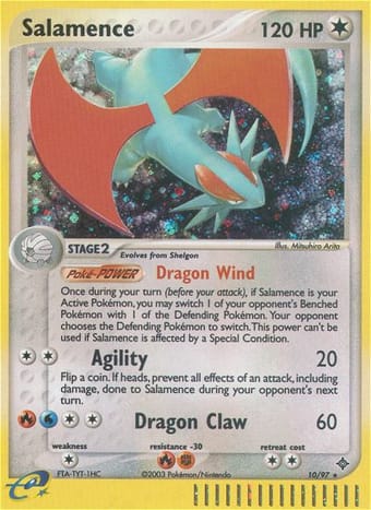 Salamence EX Dragon Pokemon Card