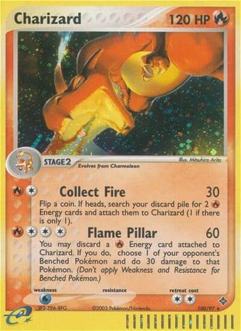 Charizard EX Dragon Pokemon Card