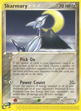 Skarmory EX Dragon Pokemon Card