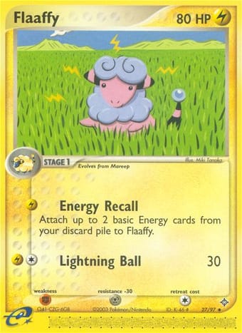 Flaaffy EX Dragon Pokemon Card