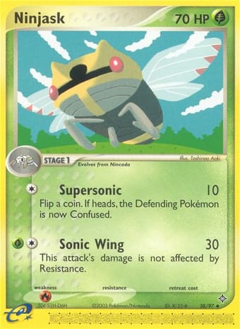 Ninjask EX Dragon Pokemon Card