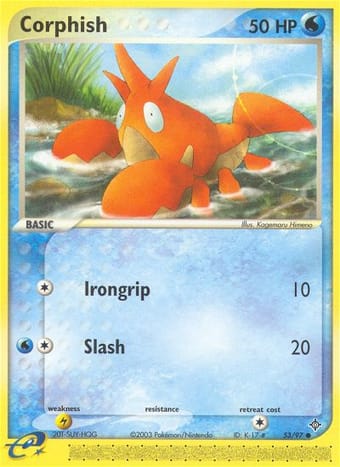 Corphish EX Dragon Pokemon Card