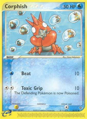 Corphish EX Dragon Pokemon Card