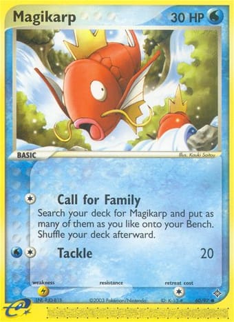 Magikarp EX Dragon Pokemon Card