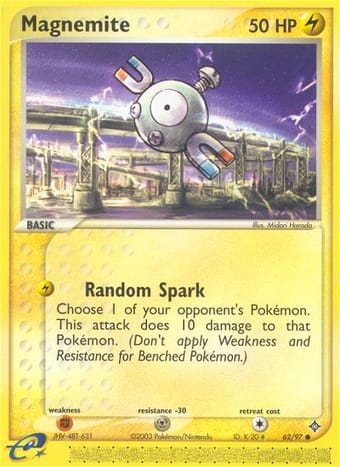Magnemite EX Dragon Pokemon Card