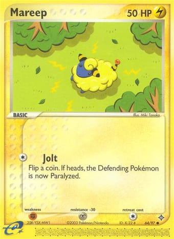 Mareep EX Dragon Pokemon Card