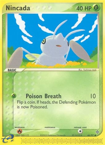 Nincada EX Dragon Pokemon Card