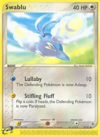 Swablu EX Dragon Pokemon Card