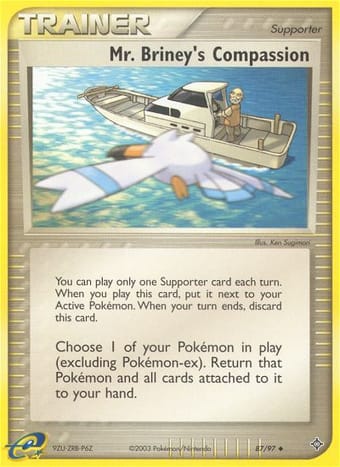 Mr. Briney's Compassion EX Dragon Pokemon Card