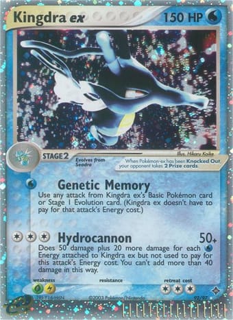 Kingdra ex EX Dragon Pokemon Card