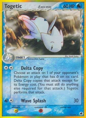 Togetic δ EX Dragon Frontiers Pokemon Card