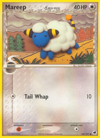 Mareep δ EX Dragon Frontiers Pokemon Card