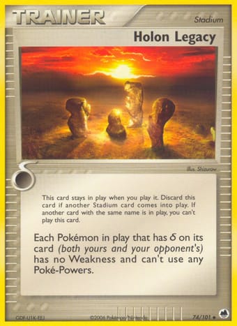 Holon Legacy EX Dragon Frontiers Pokemon Card