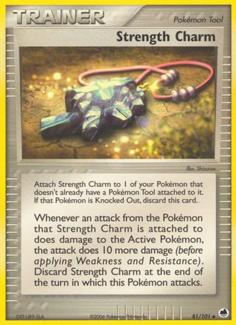 Strength Charm EX Dragon Frontiers Pokemon Card