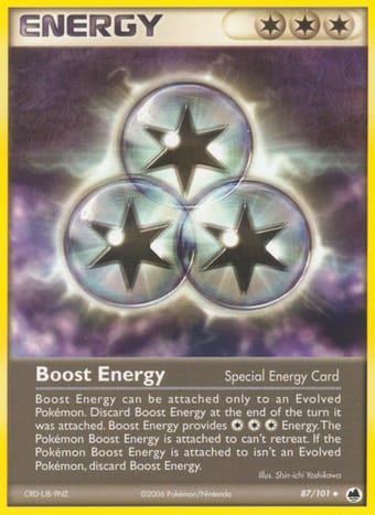 Boost Energy EX Dragon Frontiers Pokemon Card
