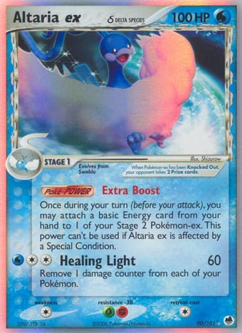 Altaria ex δ EX Dragon Frontiers Pokemon Card