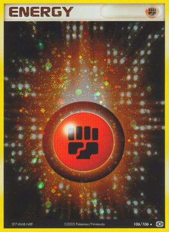 Fighting Energy EX Emerald Pokemon Card